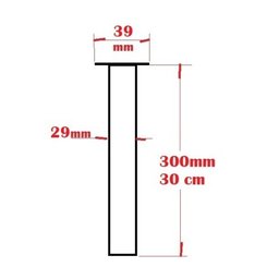 Pescoço Prolongador 28mm Sifão de Cozinha Pia Americana - 3000964 - 2