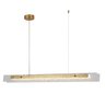 Pendente Macchiato Transparente Dourado 1xled 20w - 3
