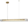 Pendente Macchiato Transparente Dourado 1xled 20w - 4