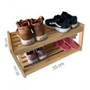 Ver imagem 3 de Prataleira Madeira Organizadora para Sapatos e Vazos Móvel