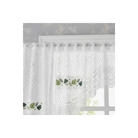 Cortina Bando Renda Cascata Cozinha Costela Adão 3,15x0,95