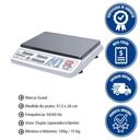 Ver imagem 2 de Balança Digital 15kg Comercial Gural Eletrônica Ese-15 Wb com Bateria Incorpada B001