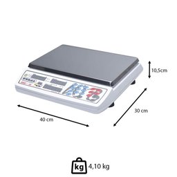 Balança Digital 15kg Comercial Gural Eletrônica Ese-15 Wb com Bateria Incorpada B001 - 3