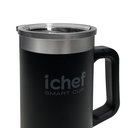Ver imagem 5 de Duas Canecas Térmica para Chopp com Tampa Smart Cup Ichef 710 ml | Preto