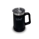 Ver imagem 4 de Duas Canecas Térmica para Chopp com Tampa Smart Cup Ichef 710 ml | Preto