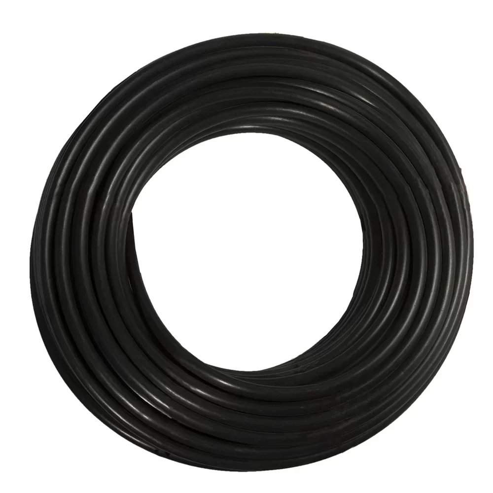 Mangueira Lisa de Polietileno Preta/Amarela 3/4"x 2,3mm 100m - TUBOS BRAVO - 1