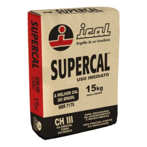 Cal Hidratada 15 Kg Supercal Chi - Ical