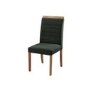 Ver imagem 2 de Cadeira Decorativa Sala de Jantar Luxo Sueli Facto Verde - Mozzelar