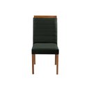 Ver imagem 1 de Cadeira Decorativa Sala de Jantar Luxo Sueli Facto Verde - Mozzelar