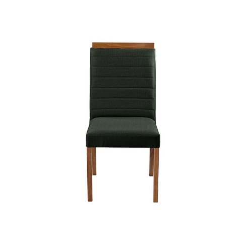 Cadeira Decorativa Sala de Jantar Luxo Sueli Facto Verde - Mozzelar