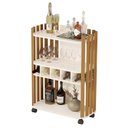 Ver imagem 2 de Aparador Bar Jb 2200 Ripado com Adega e Rodízio