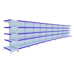 Gondola Centro 170 Fit Ate 8 Metros 1 Ponta Branco 85b Pe Azul - 1