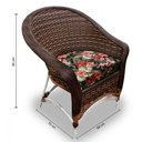 Ver imagem 5 de Conjunto 4 Poltronas 1 Mesa Centro Tecido Maui Preto
