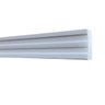 Rodameio Poliestireno 3cm Liso Branco 30003 Arquitech 2 Metros - 4
