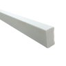 Rodameio Poliestireno 3cm Liso Branco 30003 Arquitech 2 Metros - 1