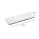 Ver imagem 2 de Kit 4 Prateleira em Mdf Branco 65x20cm sem Suporte