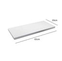 Ver imagem 2 de Kit 4 Prateleira em Mdf Branco 65x20cm sem Suporte
