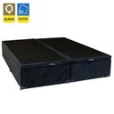Ver imagem 2 de Cama Box Baú Queen Bipartido Suede Sereneprime Preto 158x198x44