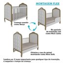 Ver imagem 7 de Quarto de Bebê com Guarda Roupa Cômoda com Janelas e Berço com Capitonê Maya Provençal 100% Mdf