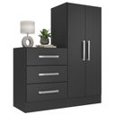 Ver imagem 2 de Cômoda 2 Portas 3 Gavetas Dunas