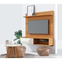 Ver imagem 1 de PAINEL ESTANTE PARA TV 52 POLEGADAS CLASSIC SOUL PARA SALA DE ESTAR NATURE COM OFF WHITE