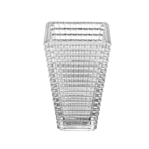 Vaso de Cristal Maya 10,5cm x 7,5cm x 17,5cm | Casa Del Grande