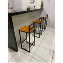Ver imagem 2 de Banqueta Alta para Bistrô em Ferro
