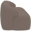 Ver mais imagens de Sofá 3 Lugares Curvo Orgânico com 02 Poltronas para Sala Living 250cm Barolo L06 Veludo Marrom - Lya