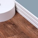 Ver imagem 3 de Rodapé Eva Flexível Autoadesivo 7cm x 1cm 15 Metros Siena Branco Molduraflex