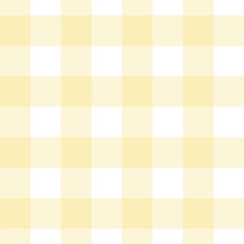 Papel de Parede Doce Estilo Xadrez Amarelo 81987