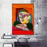 Quadro Pablo Picasso Retrato De Maria Teresa Walter Dois:150x100/DOURADA - 1