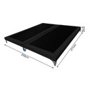 Ver imagem 5 de Cama Montessoriana Adulto Oriental Premium King Veludo Preto
