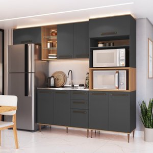 Conjunto de Cozinha 2 Gavetas 2 Fornos Isabelle Ii