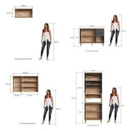 Conjunto de Cozinha 2 Gavetas 2 Fornos Isabelle Ii - 6