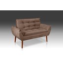Ver imagem 1 de Namoradeira Opala Suede Capuccino- Rv Decora