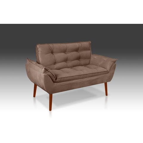 Namoradeira Opala Suede Capuccino- Rv Decora