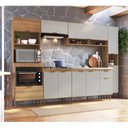 Ver imagem 1 de Cozinha Completa Modulada 6 Peças com Torre Quente para 2 Fornos e Paneleiro Veneza Modulada Bege/Mel/Arenas