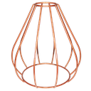 Ver imagem 1 de Cupula de Aramado Teardrop Cobre para Pendentes e Abajur P