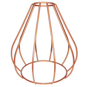 Cupula de Aramado Teardrop Cobre para Pendentes e Abajur P