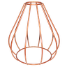Cupula de Aramado Teardrop Cobre para Pendentes e Abajur P - 1