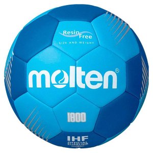 Bola Molten Handball Hf1800 Bb Ihf Approved sem Resina H2 Tamanho H1