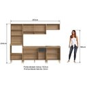 Ver imagem 5 de Cozinha Completa Modulada 5 Peças com Torre Quente para 2 Fornos Veneza Modulada Cinza/Mel/Grafite