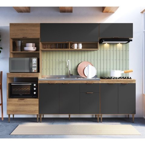 Cozinha Completa Modulada 5 Peças com Torre Quente para 2 Fornos Veneza Modulada