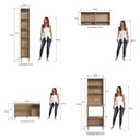 Ver imagem 6 de Cozinha Completa Modulada 4 Peças com Torre Quente para 2 Fornos e Paneleiro Veneza Modulada Cinza/Mel/Grafite