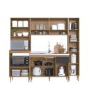 Ver imagem 3 de Cozinha Completa Modulada 4 Peças com Torre Quente para 2 Fornos e Paneleiro Veneza Modulada