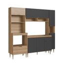 Ver imagem 2 de Cozinha Completa Modulada 4 Peças com Torre Quente para 2 Fornos e Paneleiro Veneza Modulada