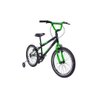 Bicicleta Infantil Aro 20 Bmx Carbon Steel com Roda Lateral Tridal Bike - Preto/verde - 2