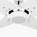 Ver imagem 2 de Ventilador de Teto Com Controle Remoto Natuvent Callis Led 4 Pás Madeira Branco 6500k Branco Frio