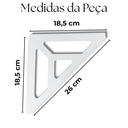 Ver imagem 3 de 2 Suportes de Prateleira Vazados Aço Resistente Mão Francesa Estilo Moderno Decoração Versátil