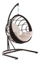 Ver imagem 3 de Conjunto Orbit Bahama Preto + Balanço São José Duna Cru com Suporte para Área Externa Jardim